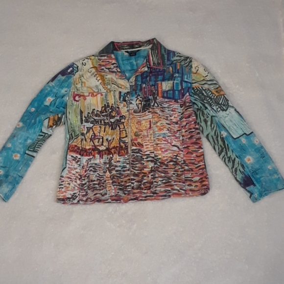 Art Mural VINTAGE Denim Jacket - Picture 4 of 16